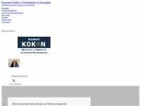 business-kokon.de Webseite Vorschau