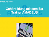 amadeus-trainer.info Webseite Vorschau