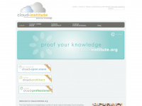 cloud-institute.org Webseite Vorschau