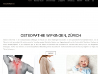 osteopathiewipkingen.ch Webseite Vorschau
