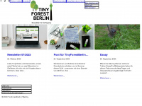 tinyforestberlin.de Webseite Vorschau
