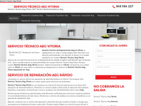 servicio-tecnico-aeg-vitoria.es Webseite Vorschau