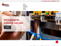glenk-elektro.de Webseite Vorschau