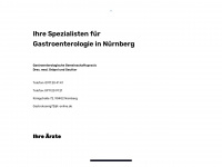 gastroenterologen-nürnberg.de Webseite Vorschau