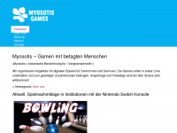 myosotis-games.ch Webseite Vorschau