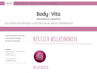 body-vita.ch Webseite Vorschau