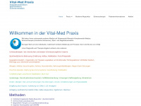 vital-med.ch Webseite Vorschau