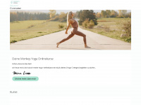 monkey-yoga-onlinekurse.de Webseite Vorschau