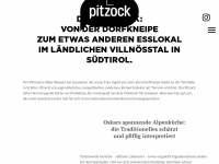 pitzock.com Webseite Vorschau