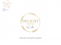 delight-weddings.de Webseite Vorschau