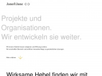 janeandjane.ch Webseite Vorschau