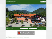 forsthaus-ruhpolding.com Webseite Vorschau
