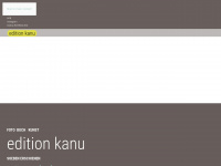 edition-kanu.de Webseite Vorschau
