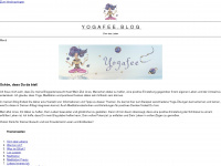 yogafee.blog Webseite Vorschau