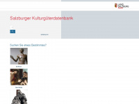salzburger-kulturgueterdatenbank.at Webseite Vorschau