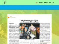 nellyspuppentheater.com Webseite Vorschau