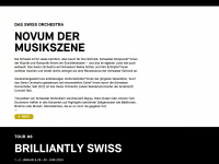 swissorchestra.ch Webseite Vorschau