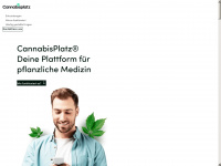 cannabisplatz.de Webseite Vorschau
