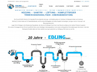 edling-sanitaer-heizung.de Webseite Vorschau