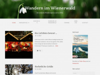 wandernimwienerwald.com Webseite Vorschau
