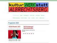 kulturwerkstatt-albrechtsberg.at Webseite Vorschau