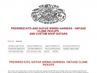 artys-custom-guitars.com Webseite Vorschau