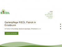riedl-gartenpflege.at Webseite Vorschau
