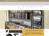 vinyl-audio-design.de Webseite Vorschau