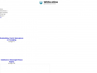 whiteshine.nl Webseite Vorschau