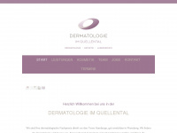 dermatologie-quellental.de Webseite Vorschau