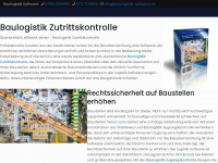 baulogistik-software.de Webseite Vorschau