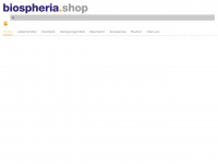 biospheria.shop Webseite Vorschau