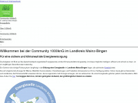 community-1000kng.org Webseite Vorschau