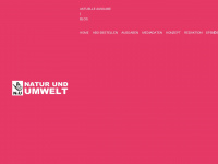 naturundumwelt.ch Webseite Vorschau