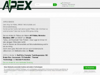 apex-pitbikes.de Webseite Vorschau