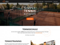simply-tennis.com Webseite Vorschau
