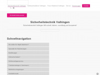 sicherheitstechnik-vaihingen-enz.de Webseite Vorschau