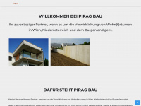 piragbau.at Webseite Vorschau