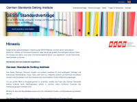 standardsinstitute.de Webseite Vorschau