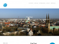 fairtaxi.nrw Webseite Vorschau