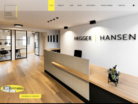 hegger-hansen.de Webseite Vorschau