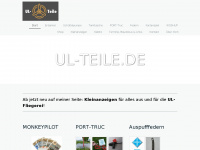 ul-teile.de Webseite Vorschau