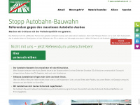 autobahnwahn.ch Webseite Vorschau