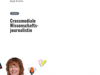 crossmediale-journalistin.de Webseite Vorschau