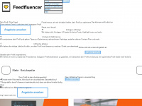 feedfluencer.de Webseite Vorschau