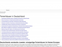 ferienhaus-de.com Webseite Vorschau
