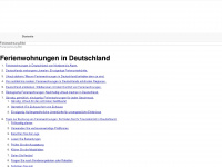 ferienwohnung-de.com Webseite Vorschau