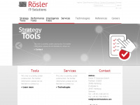 roesleritsolutions.com Webseite Vorschau