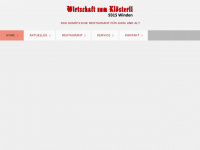 zumkloesterli.ch Webseite Vorschau