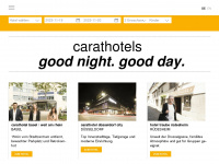 carathotels.com Webseite Vorschau